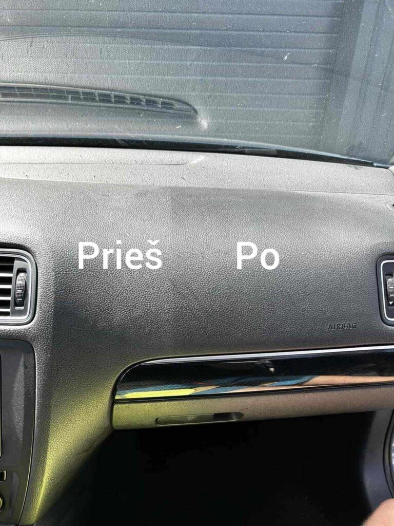 Automobilio giluminis, cheminis valymas